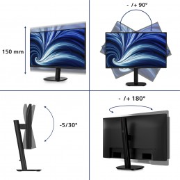 Philips 27B2N3500 00 Monitor PC 68,6 cm (27") 2560 x 1440 Pixel Full HD LCD Nero