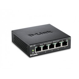 D-Link DES-105 switch di rete Non gestito Nero