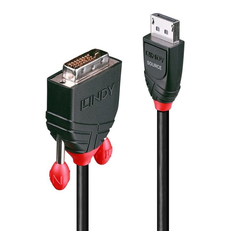Lindy 41491 cavo e adattatore video 2 m DisplayPort HDMI Nero Lindy 41491 cavo e adattatore video 2 m DisplayPort HDMI Nero
