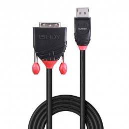 Lindy 41491 cavo e adattatore video 2 m DisplayPort HDMI Nero