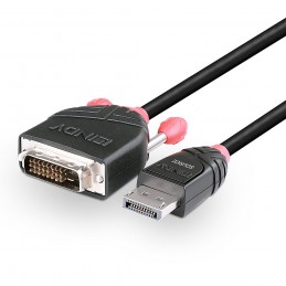 Lindy 41491 cavo e adattatore video 2 m DisplayPort HDMI Nero