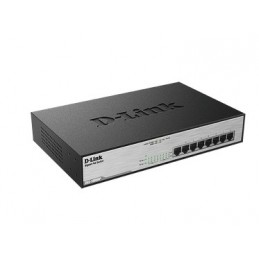 D-Link DGS-1008MP switch di rete Non gestito Gigabit Ethernet (10 100 1000) Supporto Power over Ethernet (PoE) 1U Nero