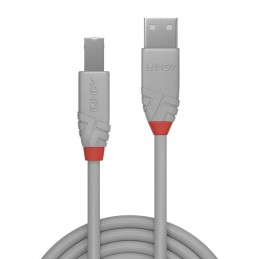 Lindy 36685 cavo USB 5 m USB 2.0 USB A USB B Grigio